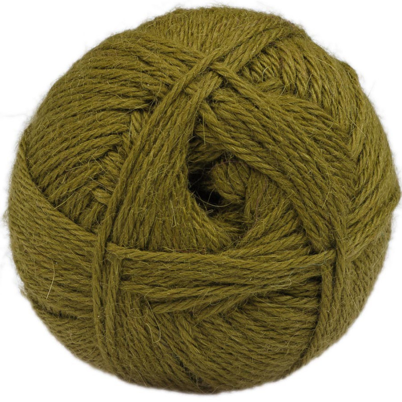 Kaki green - 100% baby llama - Medium - 100 gr./ 218 yd.