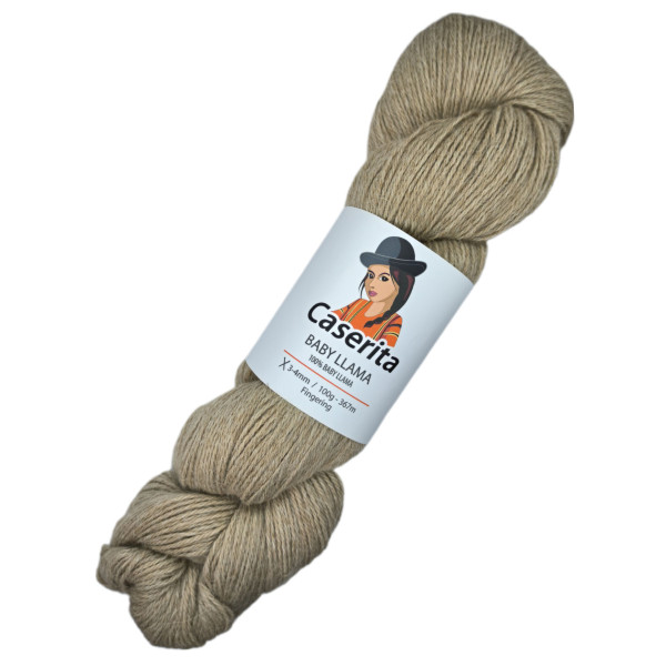 Beige - 100% baby llama - 100 gr./ 401 yd.