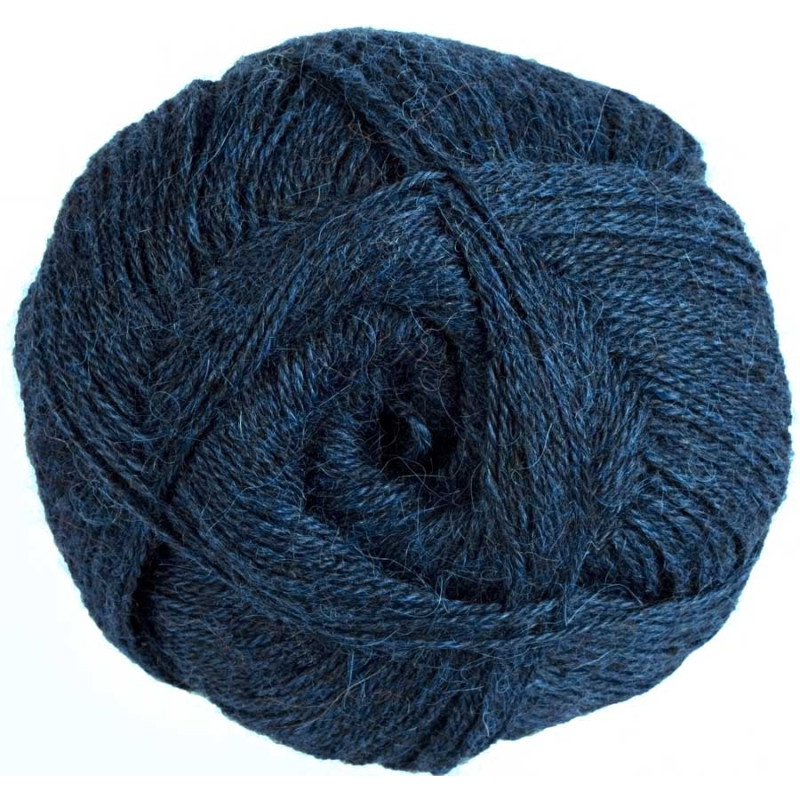 Alpaca Wool - Cobalt blue Melange - 100 gr.