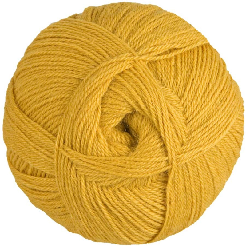 Pure Alpaca Wool - Gold Yellow - 100 gr.